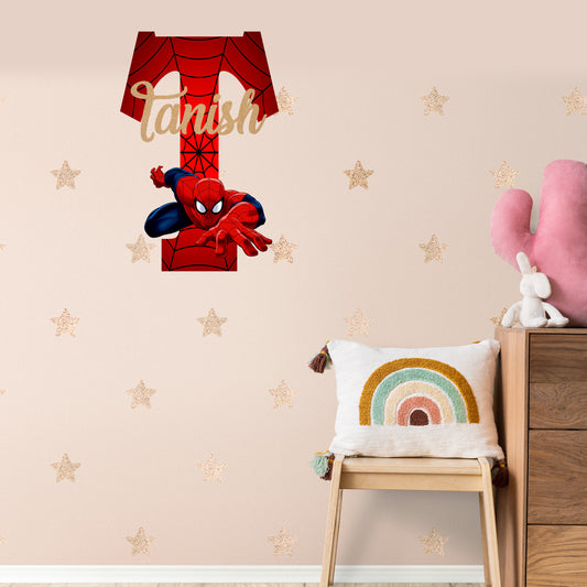 Spiderman Theme Name Plate
