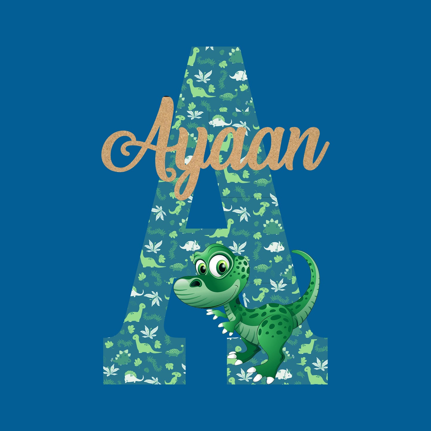 DInosaur Theme Name Plate