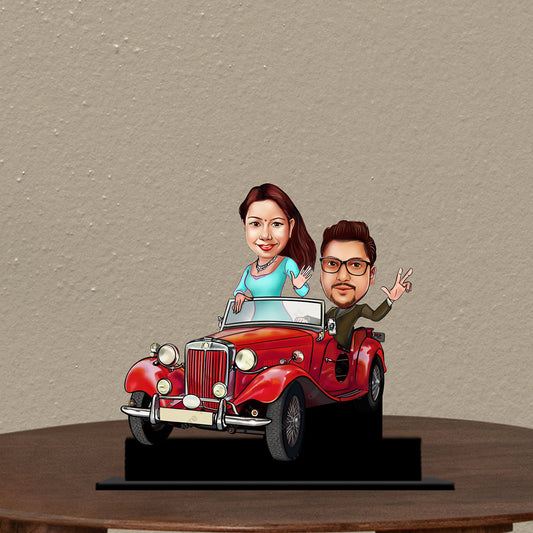 Newly Wed Couple Caricature