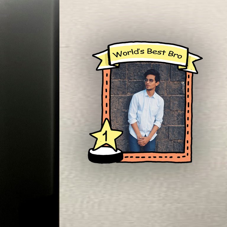 World's Best Bro  Fridge Magnet