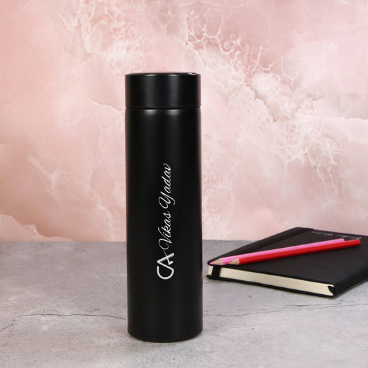 Personalised Temprature Bottle For Chartered Accountant