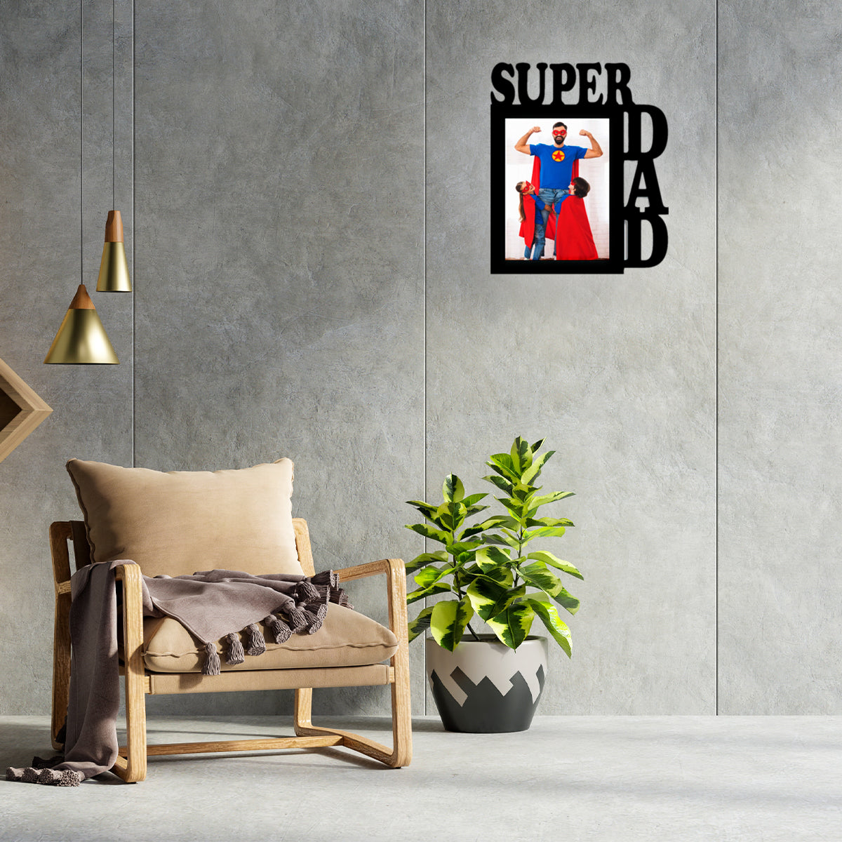 Super Dad wall frame