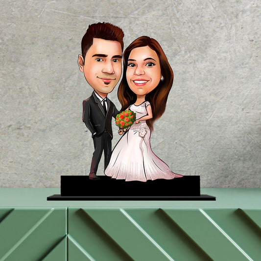 Personalsied Lovers Caricature