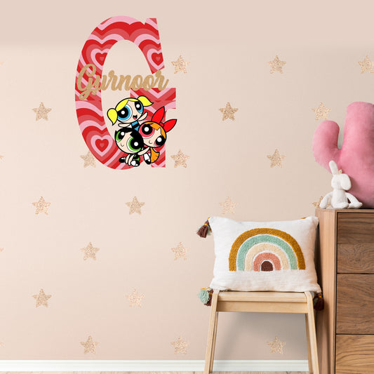 Powerpuff Girls Theme Name Plate