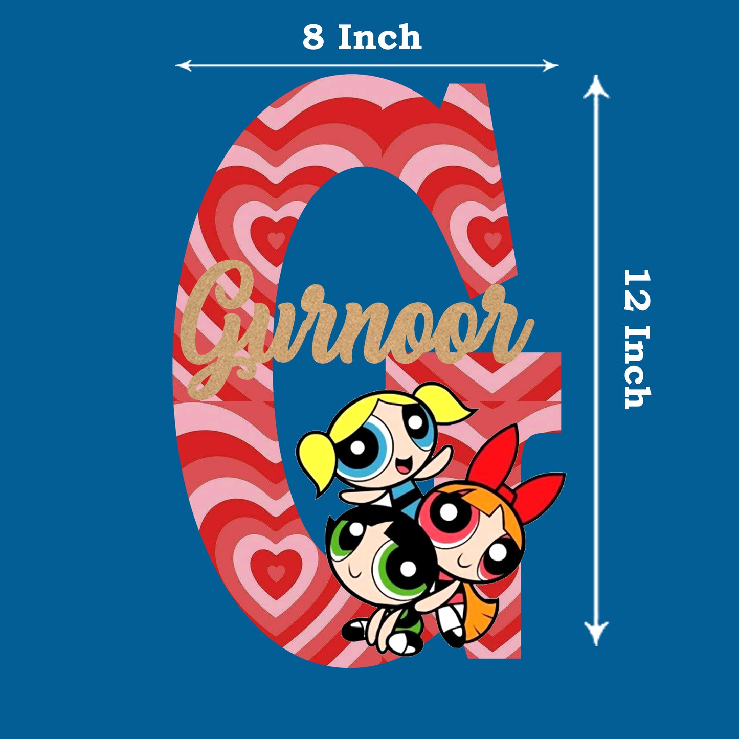 Powerpuff Girls Theme Name Plate