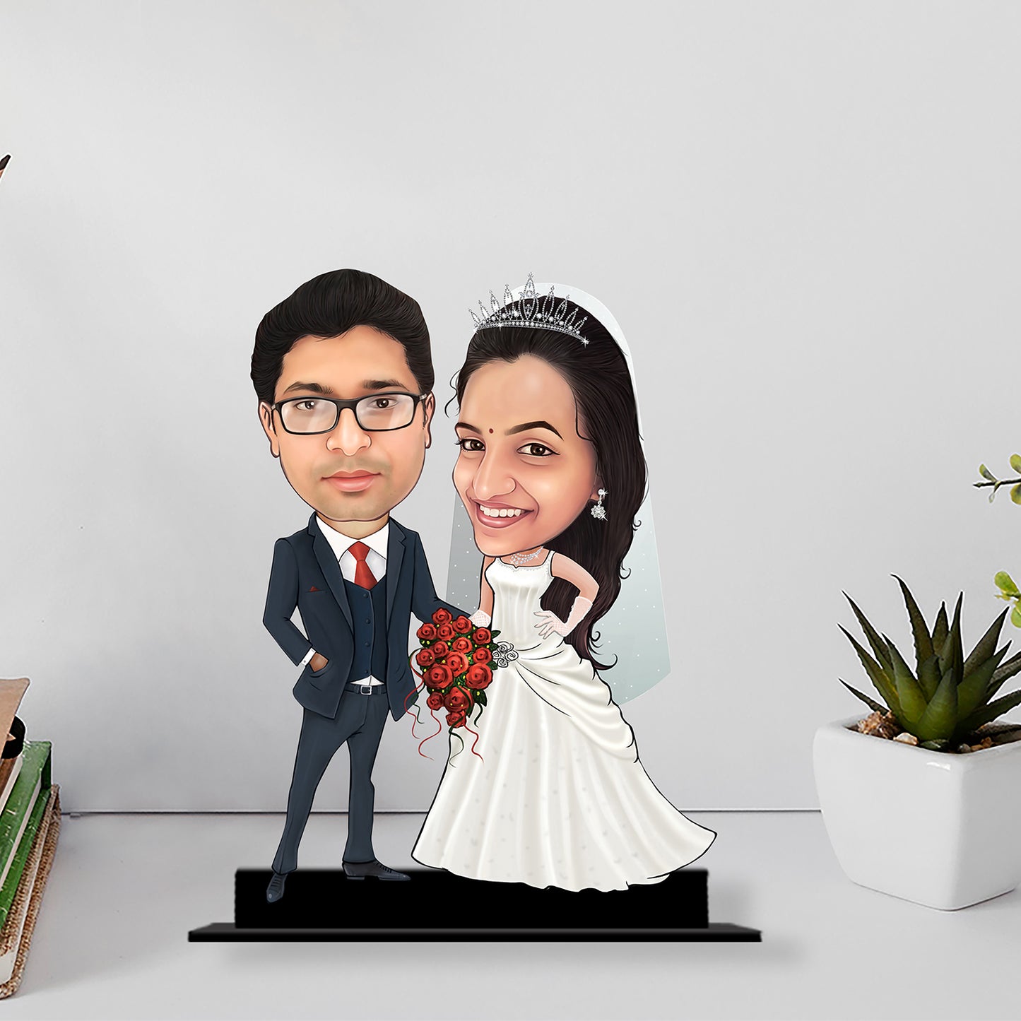 Christian Couple Caricature