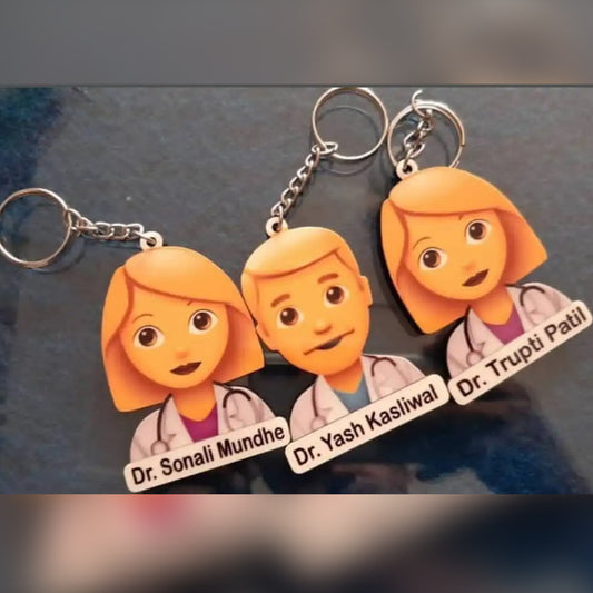 Personalised Keychain For Doctor