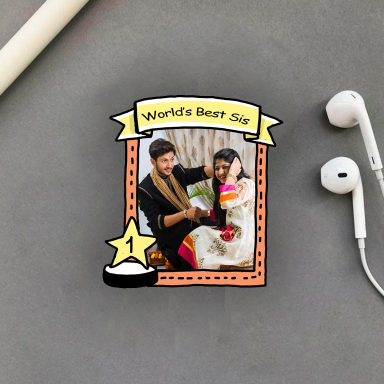 World's Best Sis  Fridge Magnet