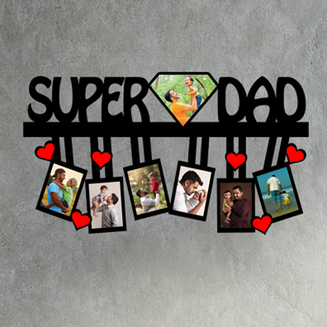 Super Dad wall frame