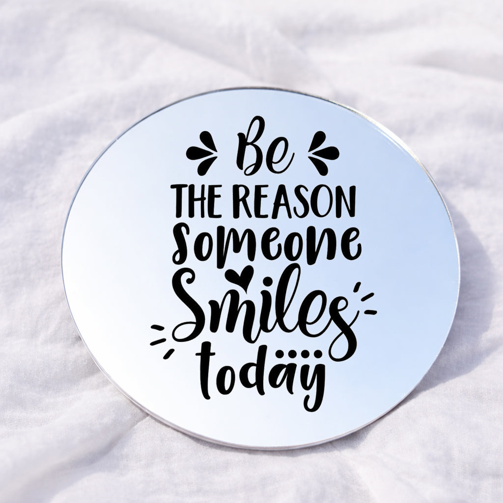Spread Happiness Affirmation Mirror