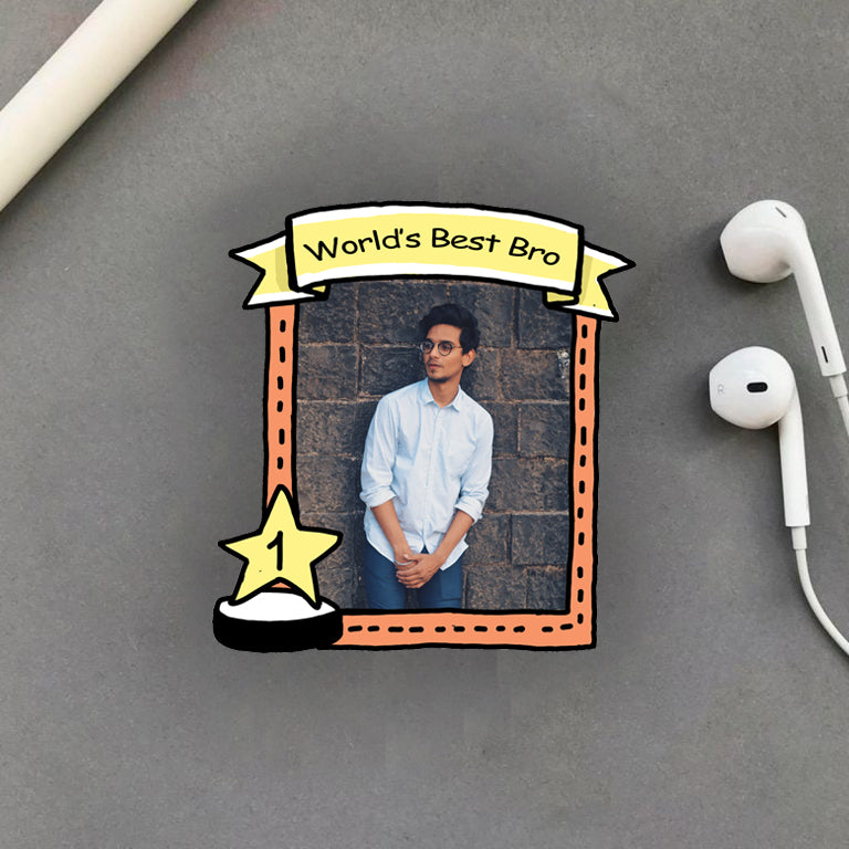 World's Best Bro  Fridge Magnet