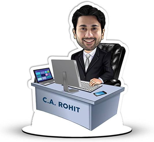 Chatered Accountant Caricature(Male)