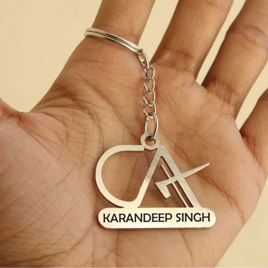 Personalised Keychain For Chartered Accountant