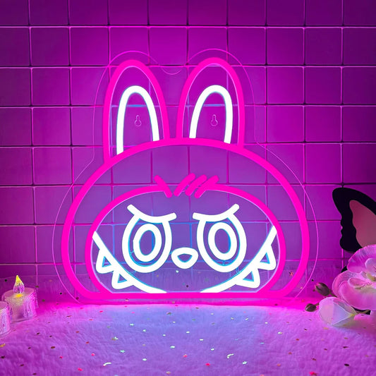 Labubu Neon Light pink color
