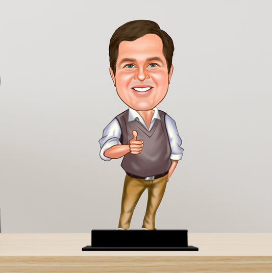 Personalized Wise Man Caricature