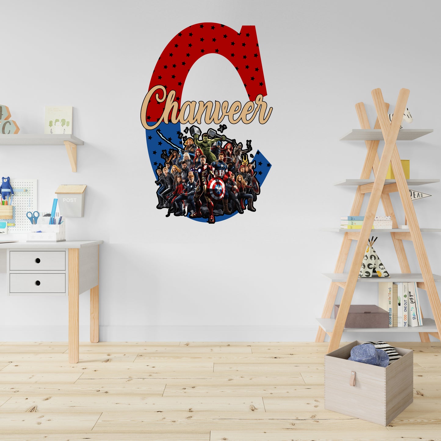 Avengers Theme Name Plate