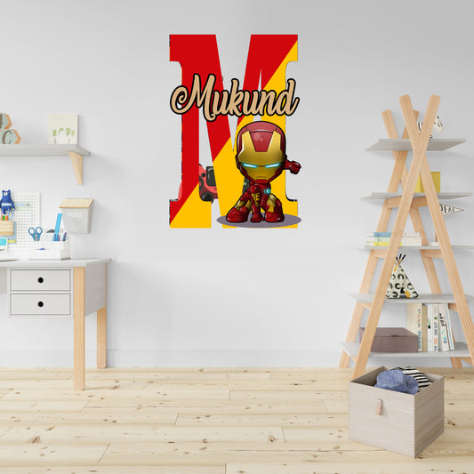 Ironman Theme Name Plate