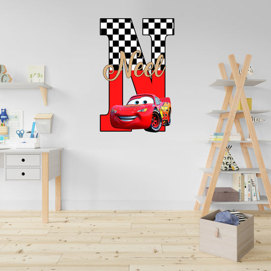 Disney Cars Theme Name Plate