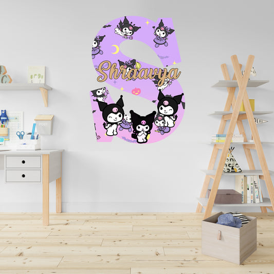 Kuromi Theme Name Plate