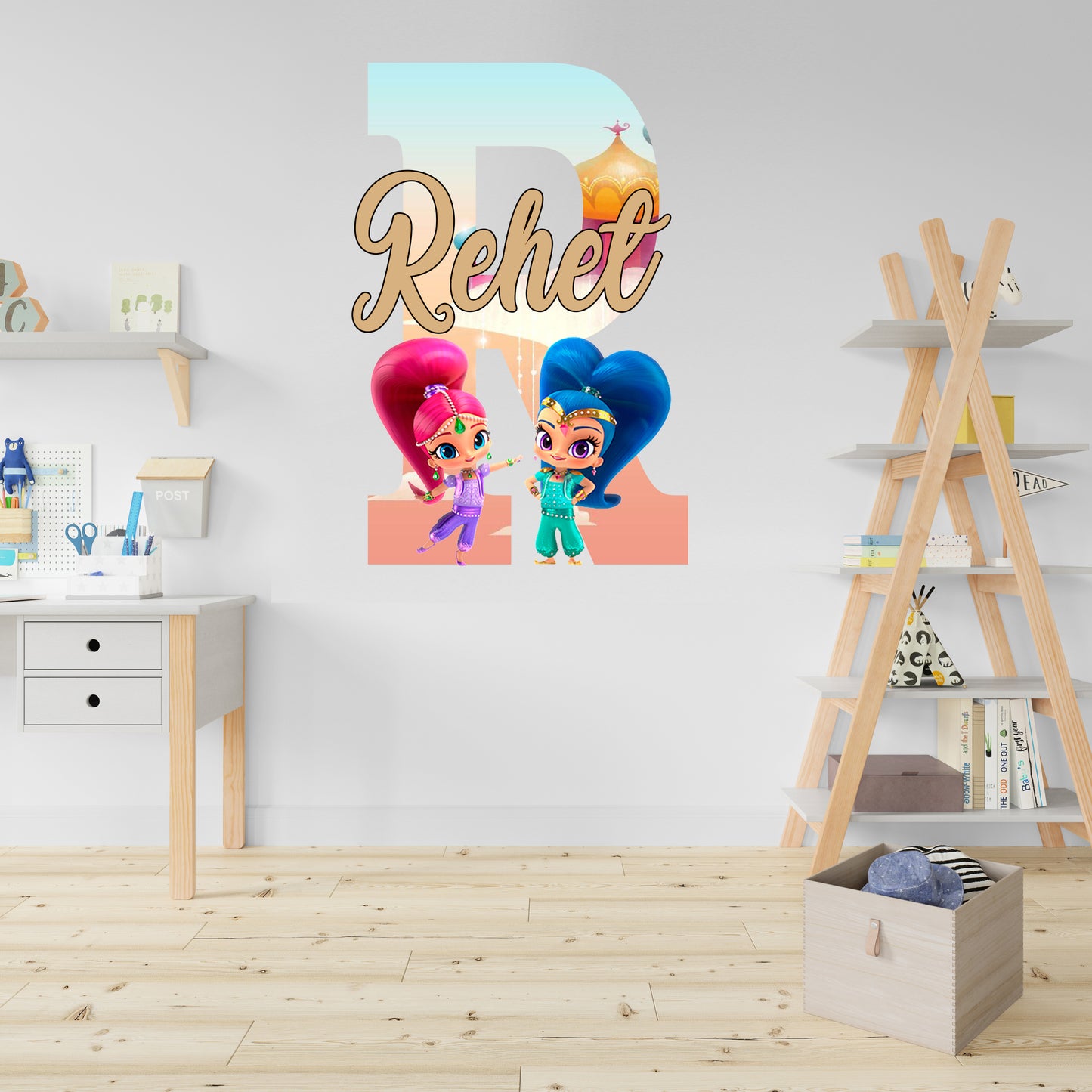 Shimmer and Shine Theme Name Plate