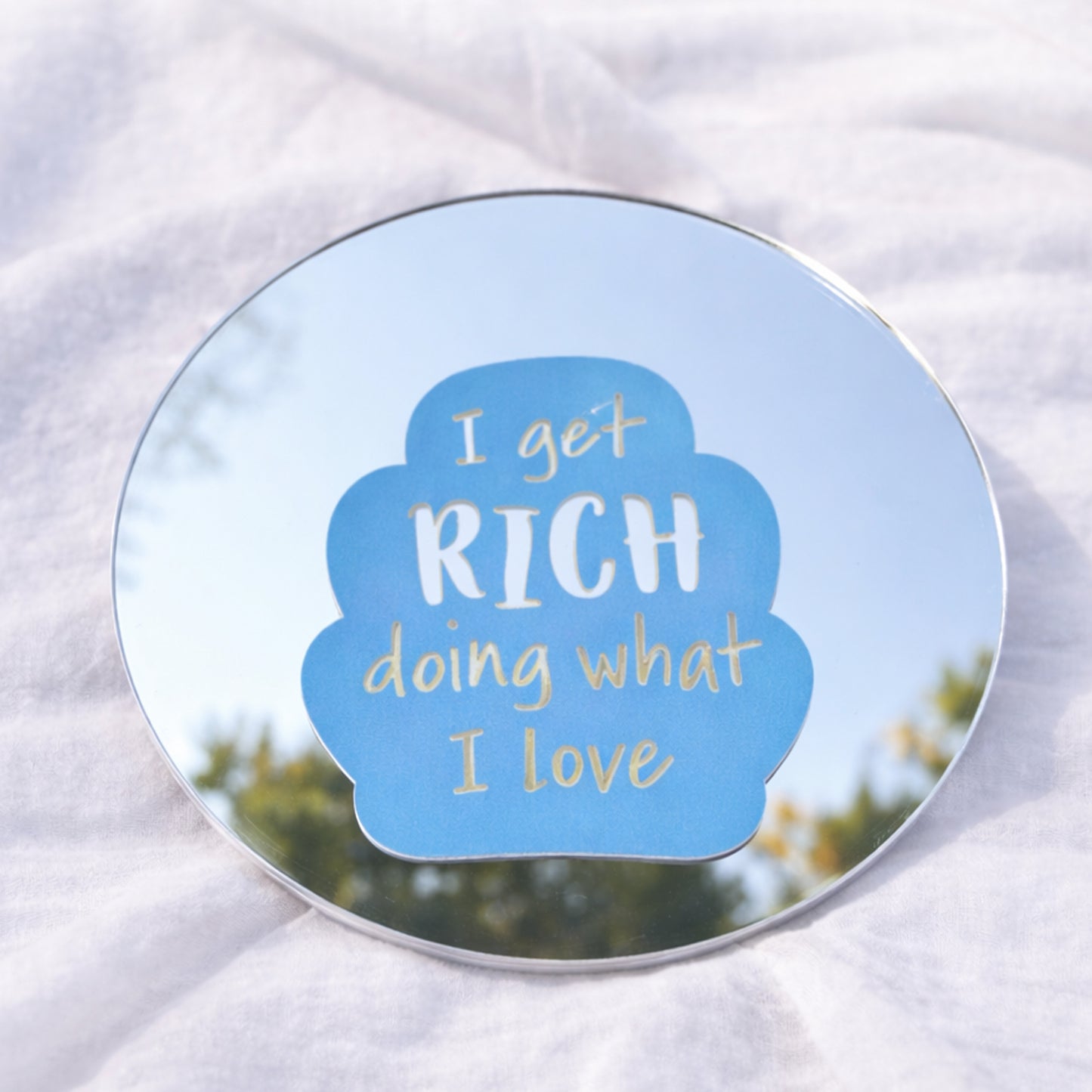 Feeling Rich Affirmation Mirror