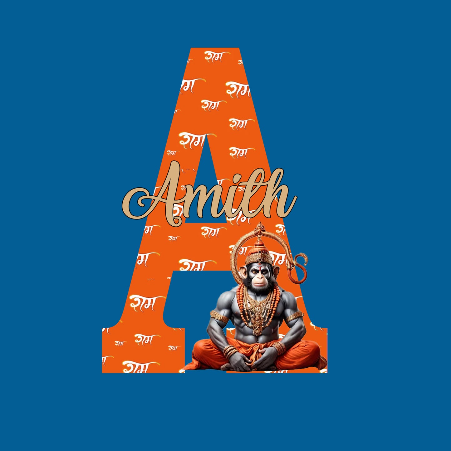 Hanumanji Theme Name Plate