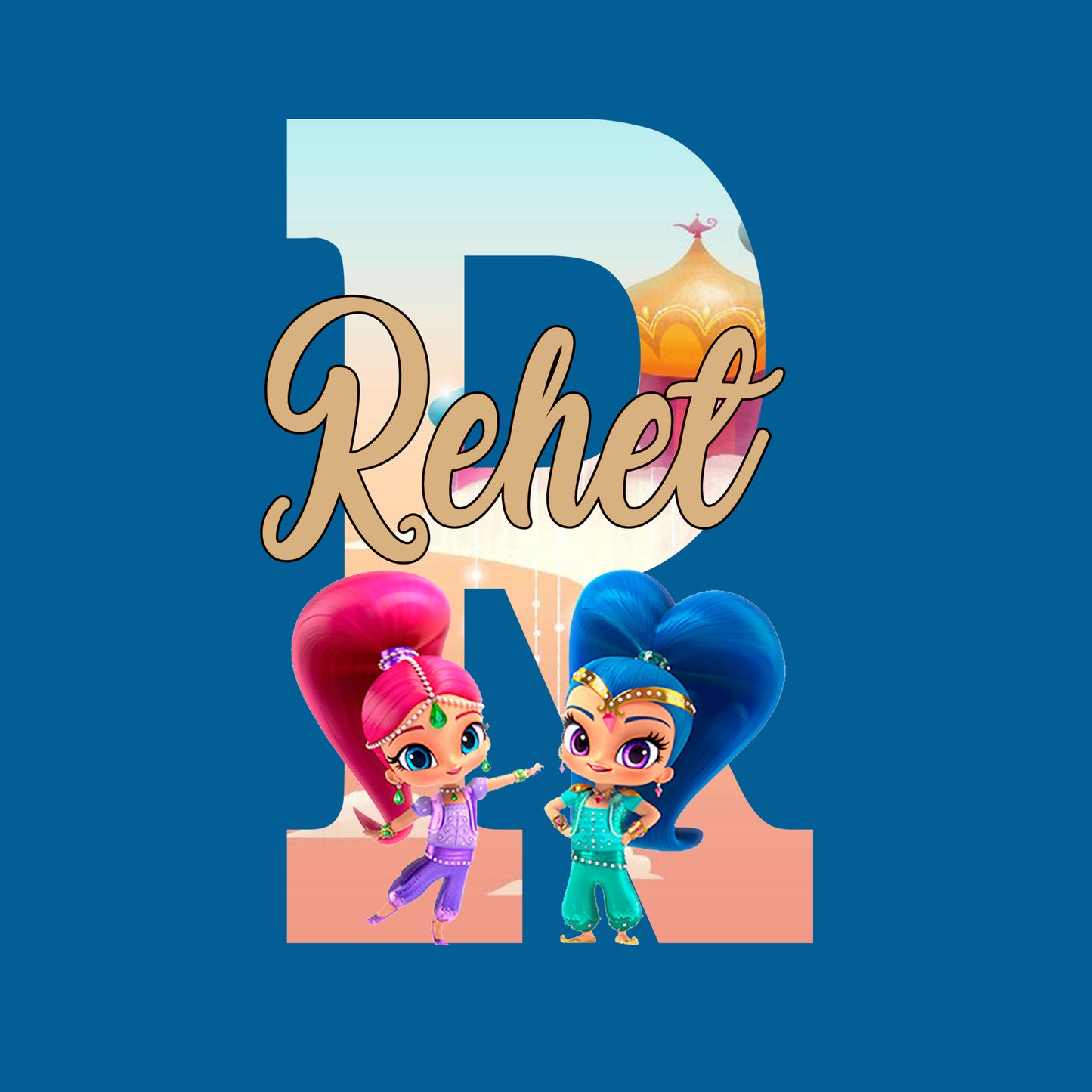 Shimmer and Shine Theme Name Plate