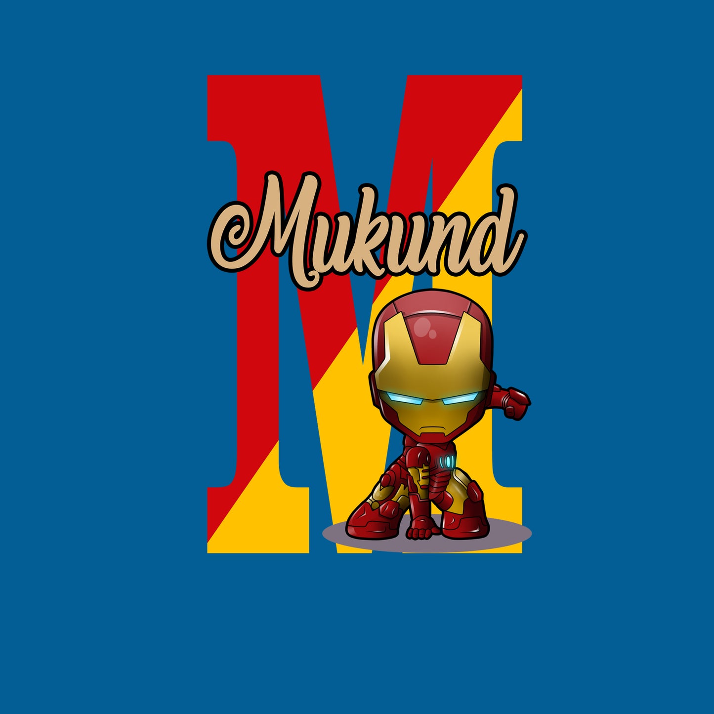 Ironman Theme Name Plate