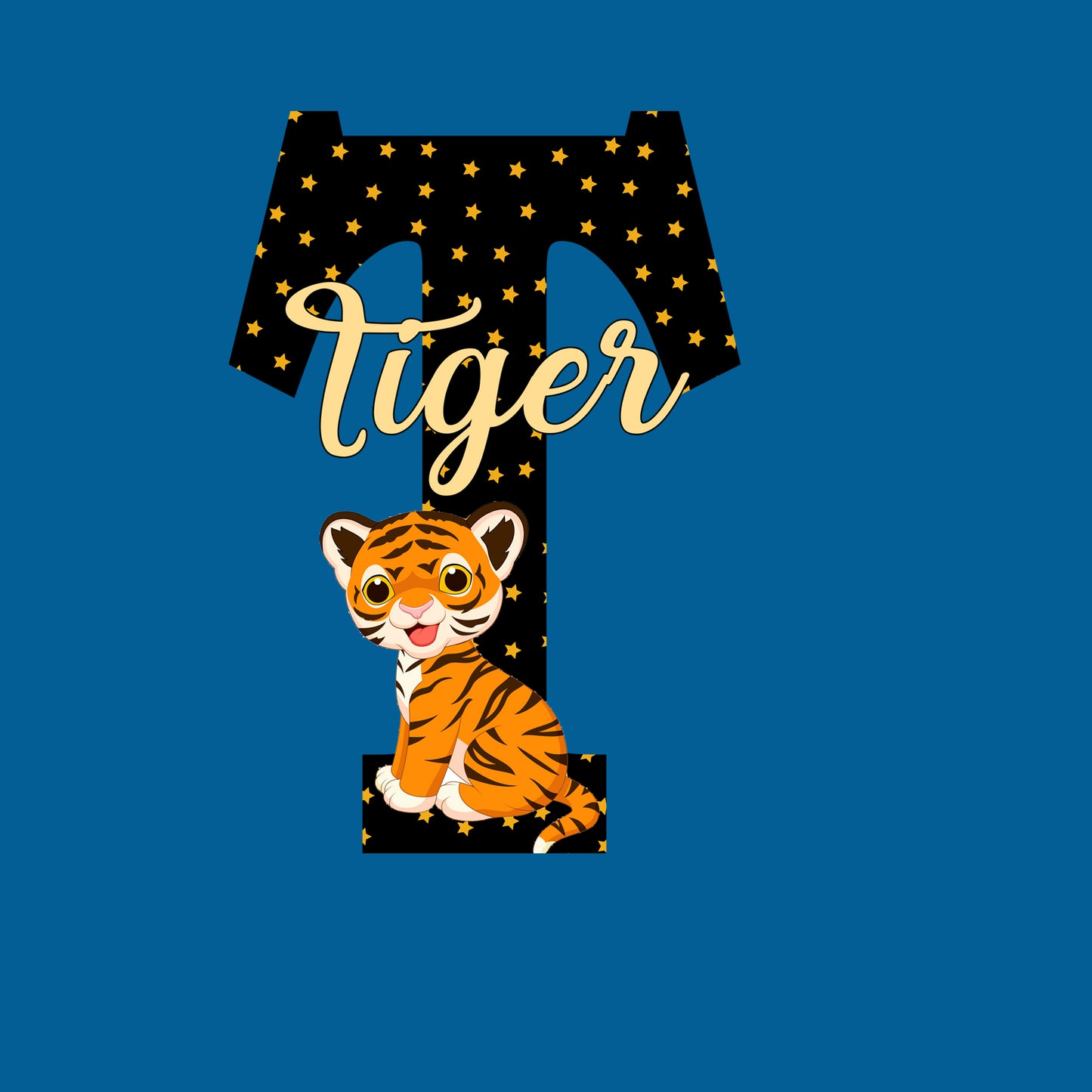 Baby Tiger Theme Name Plate