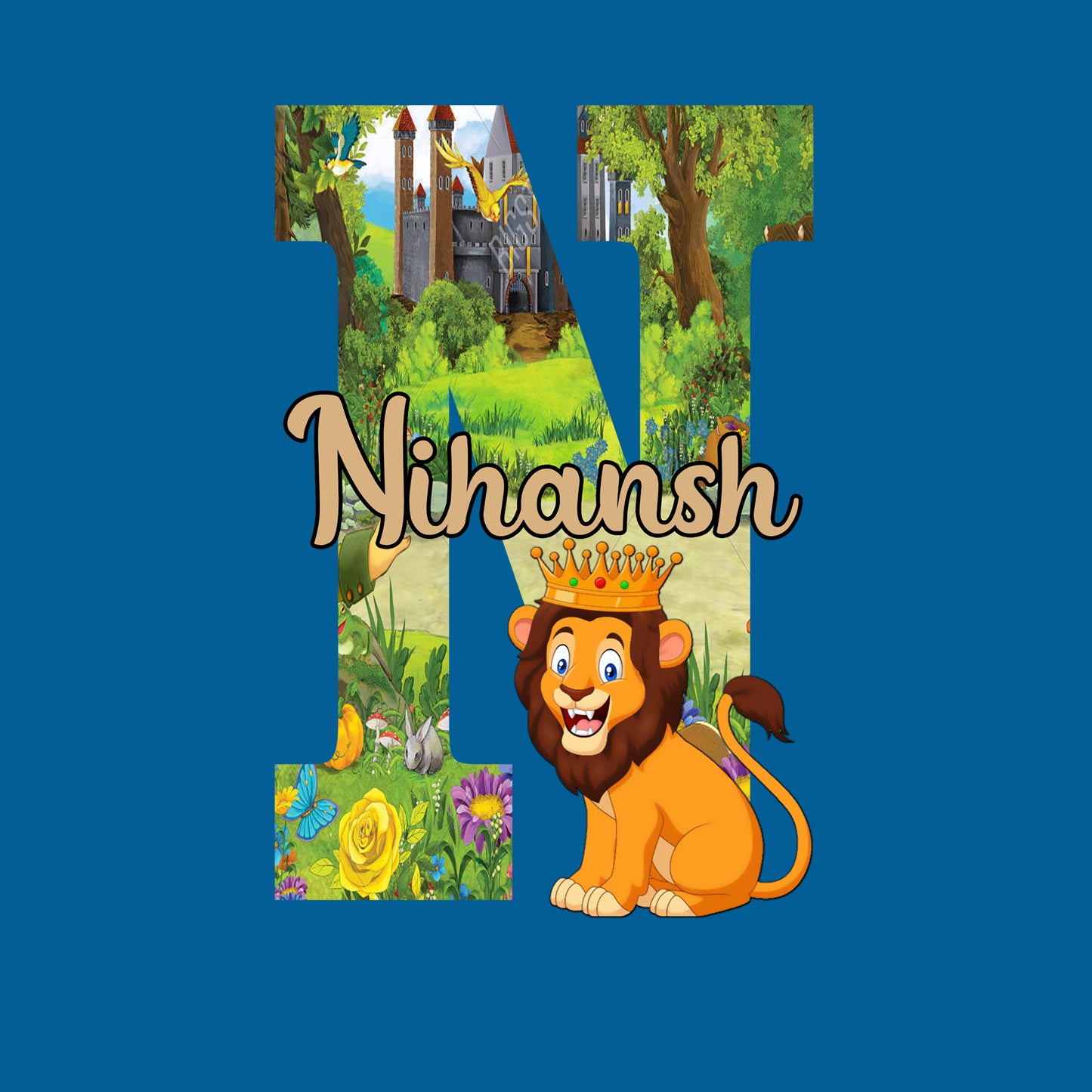 Jungle Theme Name Plate