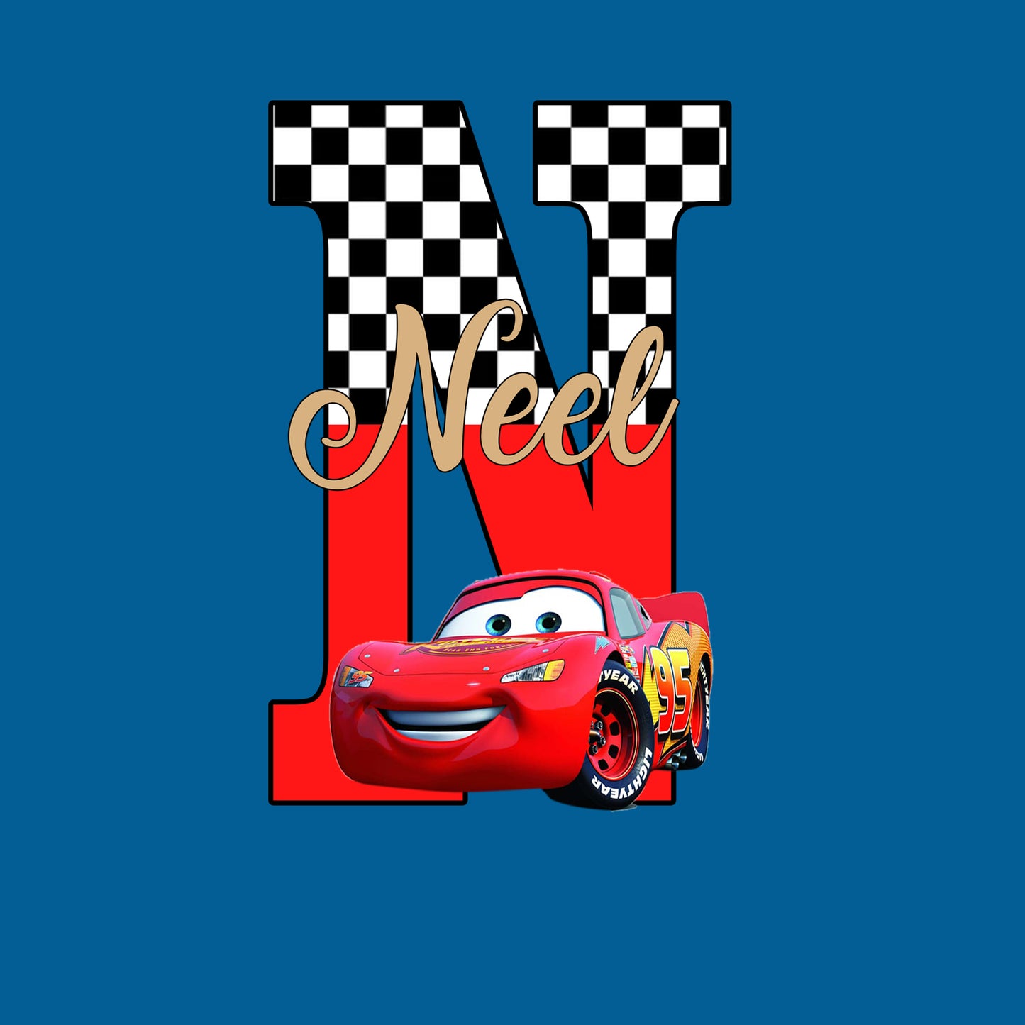 Disney Cars Theme Name Plate