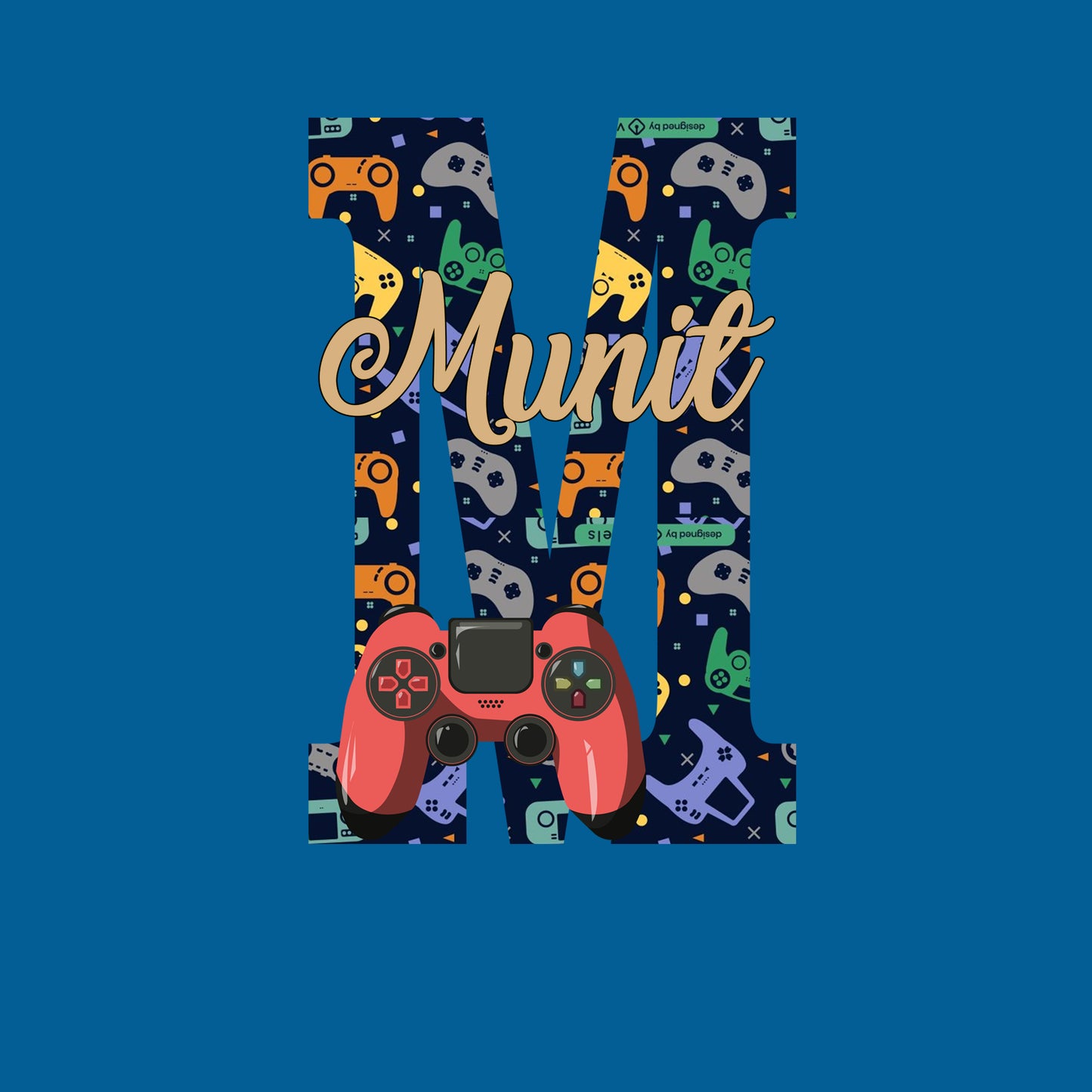 Gamer Theme Name Plate