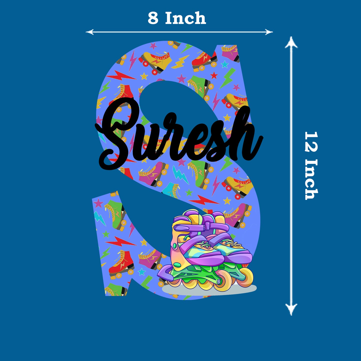 Skater Kid Theme Name Plate