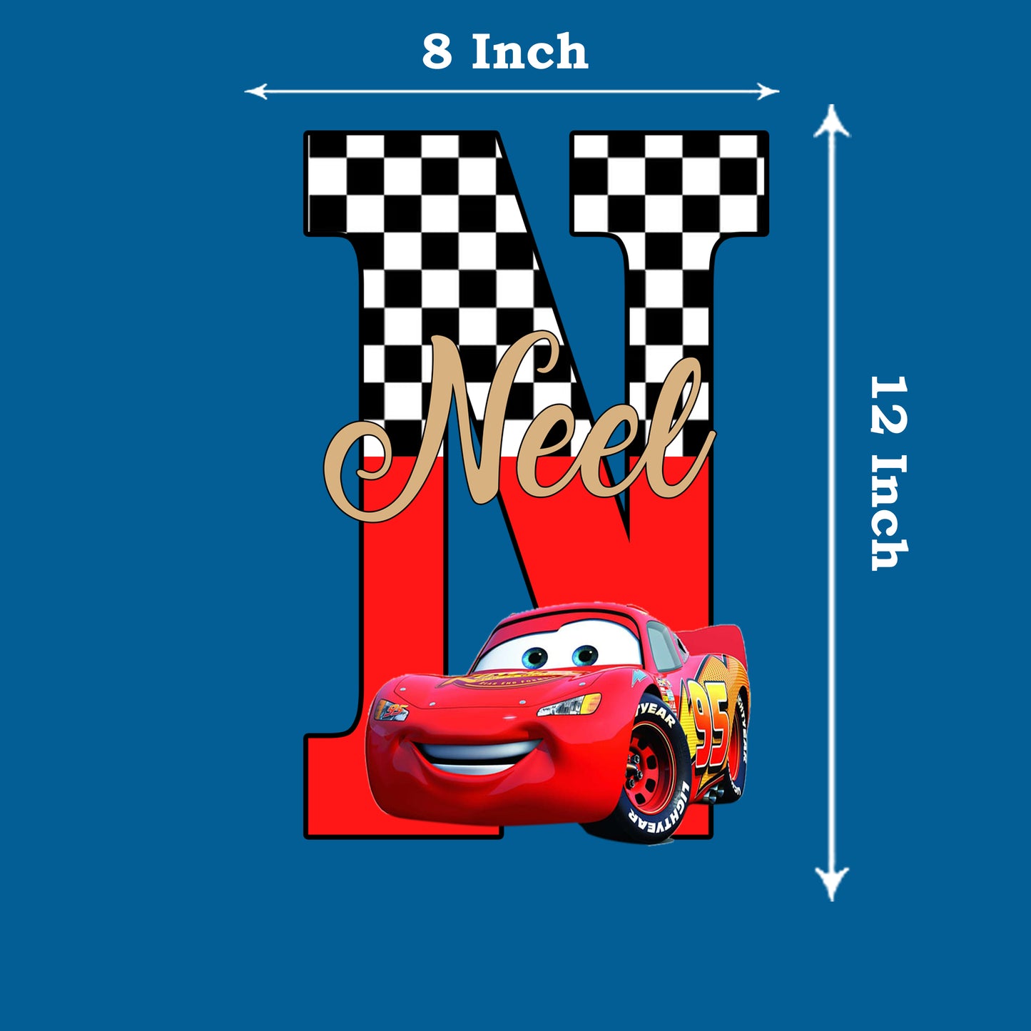Disney Cars Theme Name Plate
