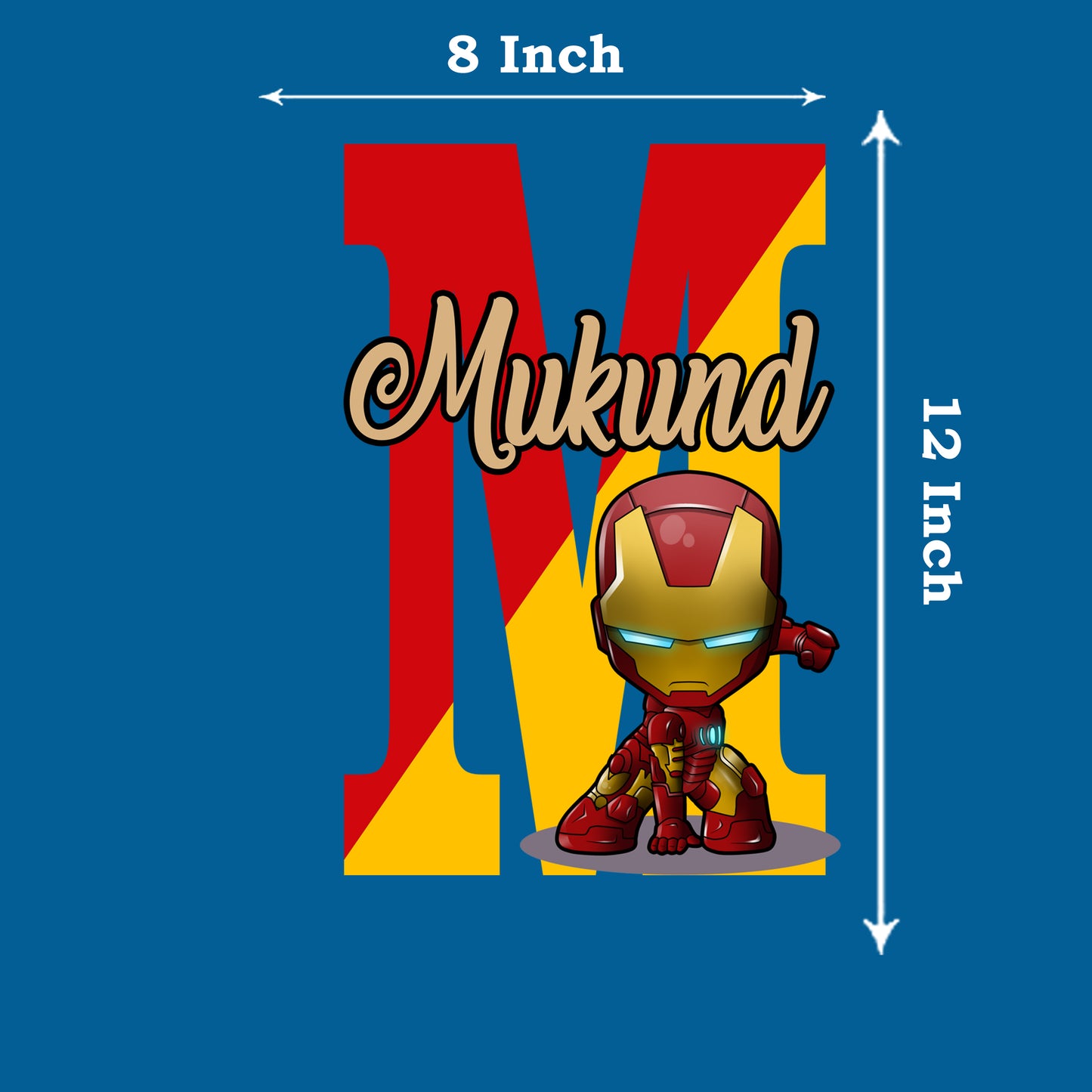 Ironman Theme Name Plate