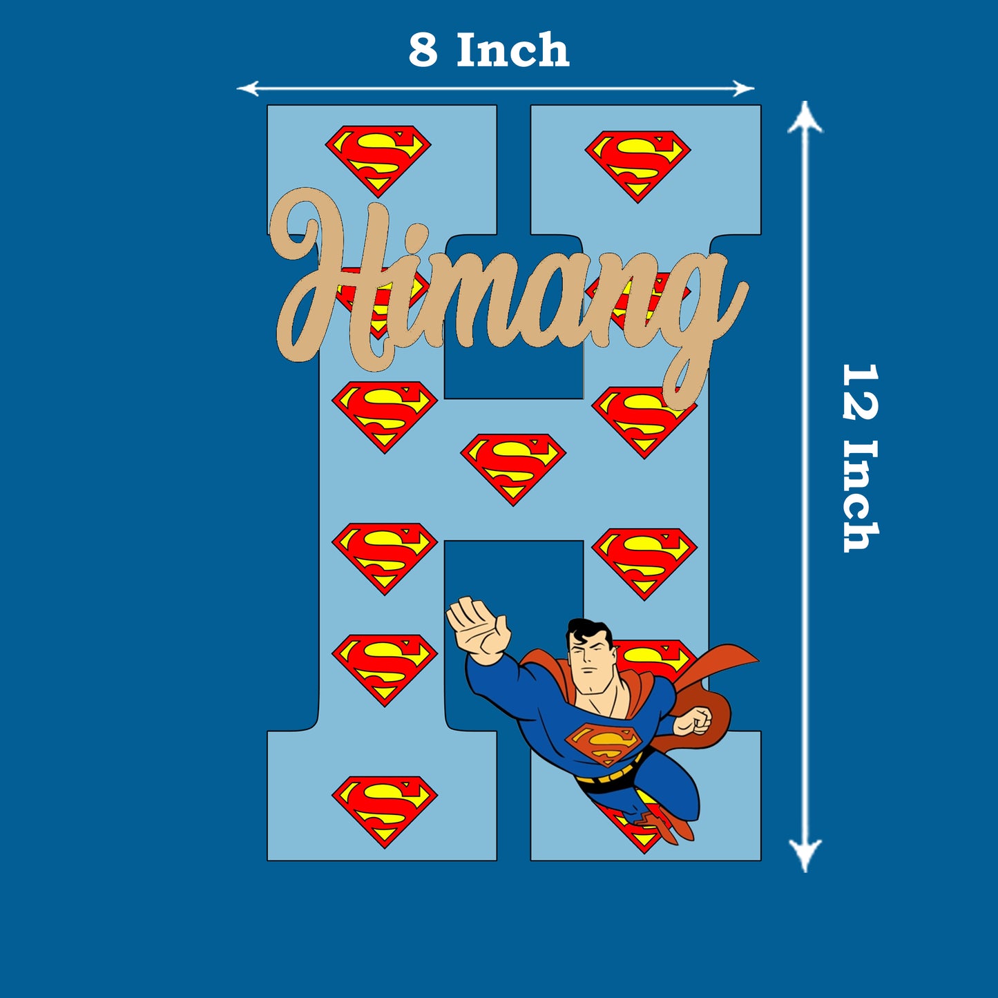 Superman Theme Name Plate