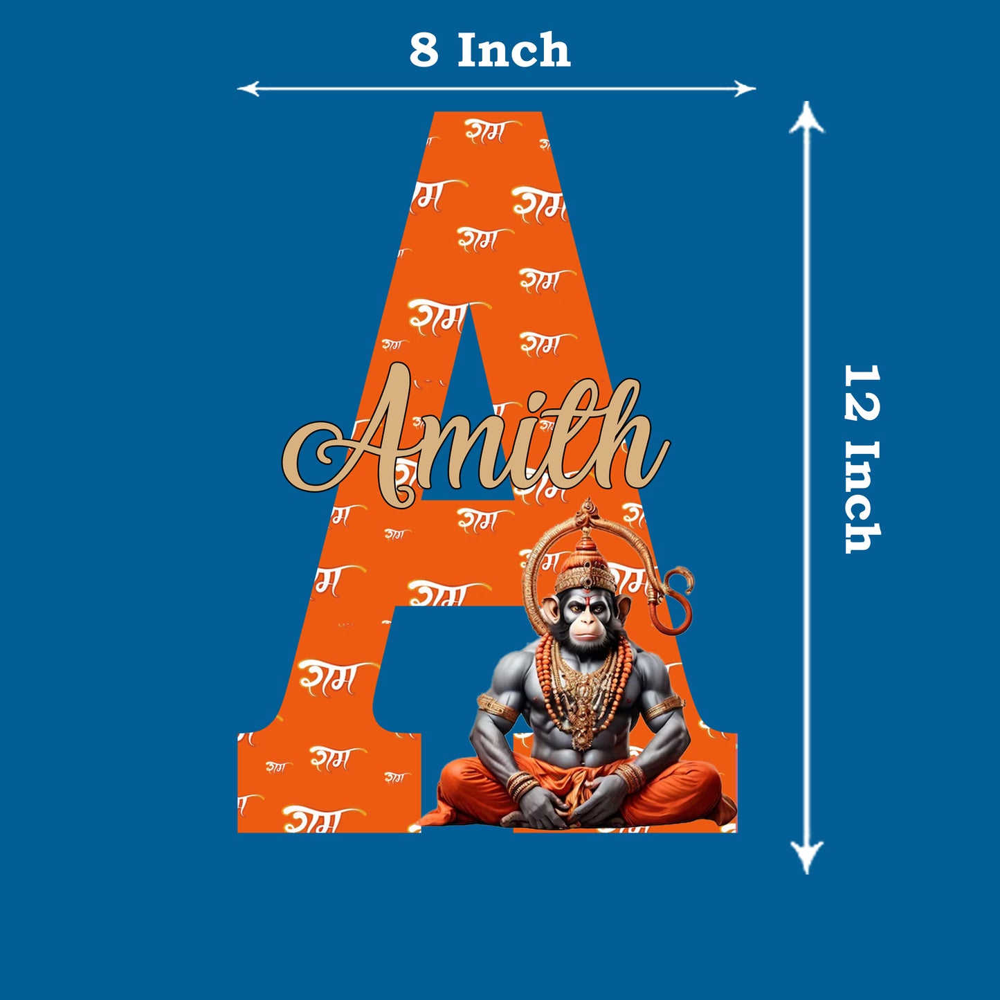 Hanumanji Theme Name Plate
