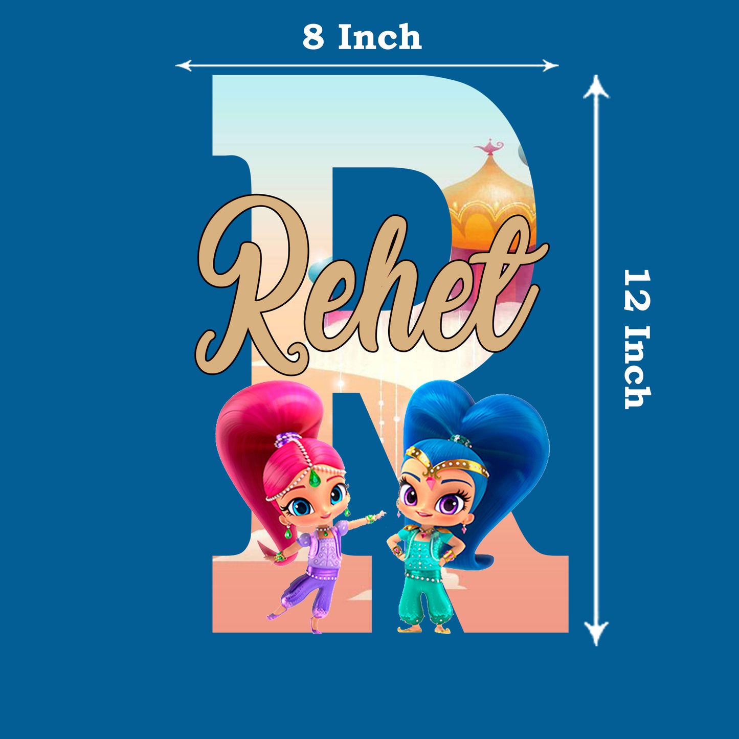 Shimmer and Shine Theme Name Plate