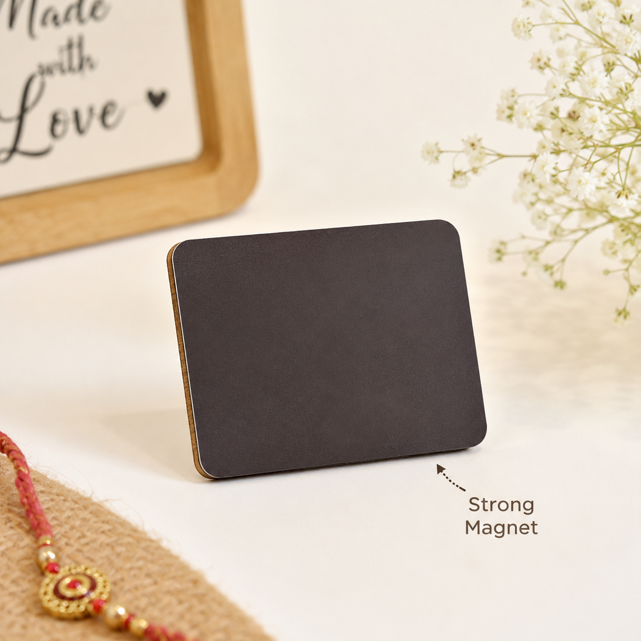 Personalized World's Best Sister Wooden Fridge Magnet