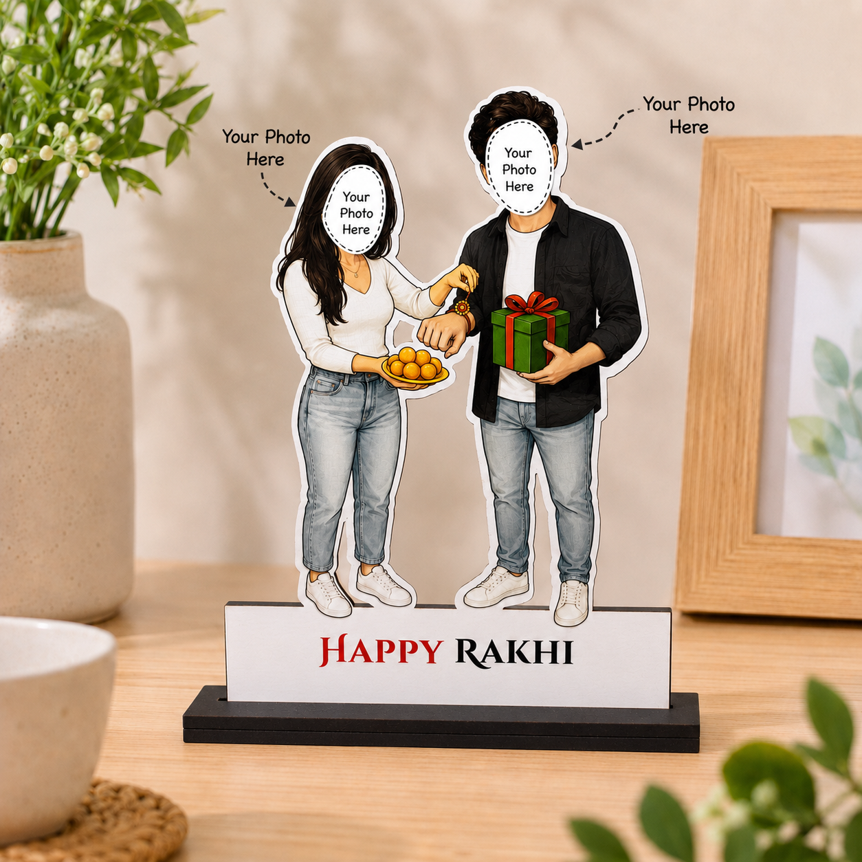Happy Rakhi Caricature