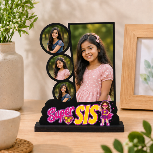 Personalized Super Sis Photo Frame