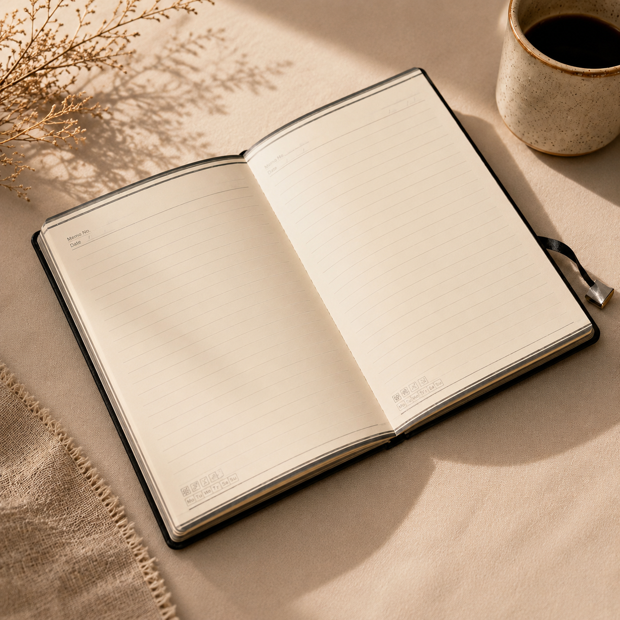 Personalised Prestige Black Executive Diary