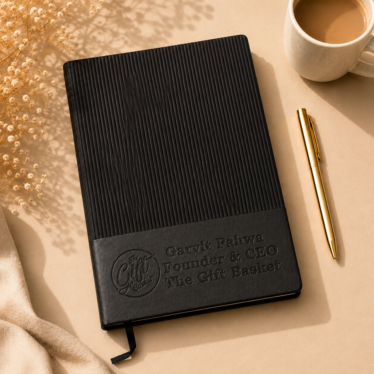 Personalised Prestige Black Executive Diary