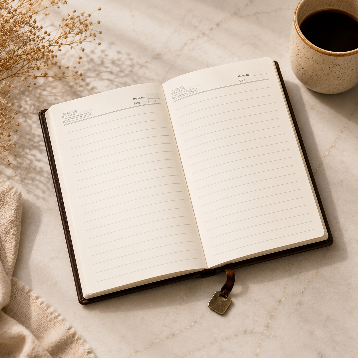 Personalised Prestige Brown Executive Diary