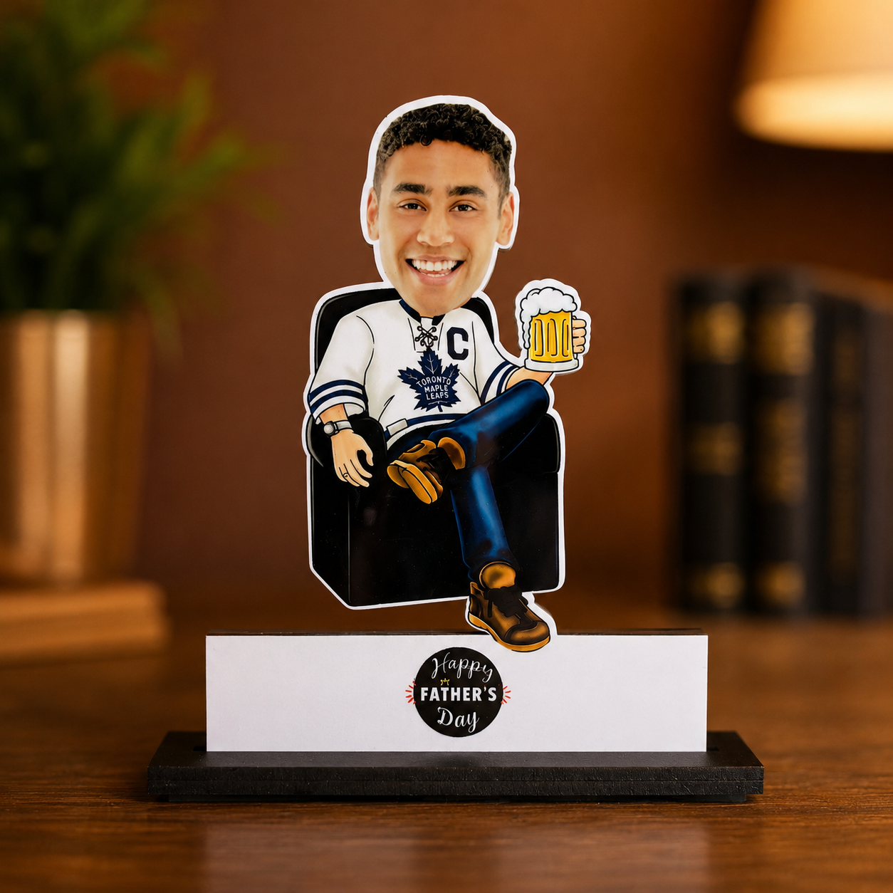 “World Best Dad” Cartoon Cutout