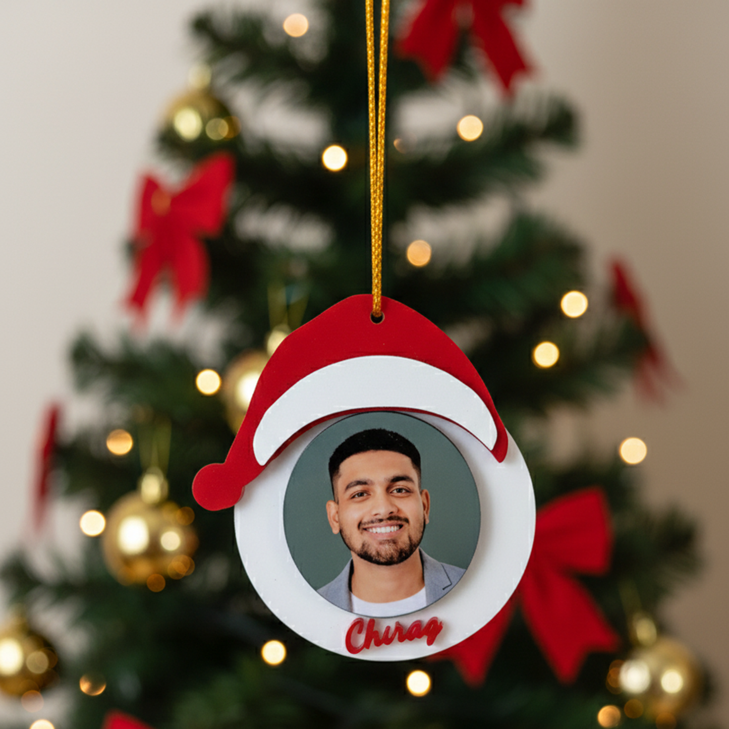 3D Photo Ornament  For Christmas Tree