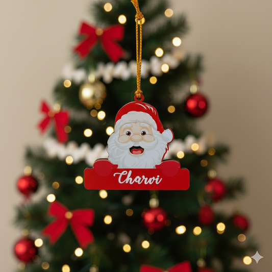 Santa Claus Personalized Ornament For Christmas