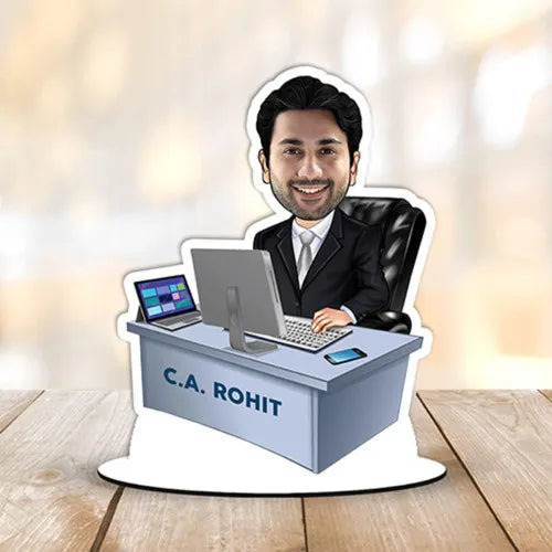 Chatered Accountant Caricature(Male)