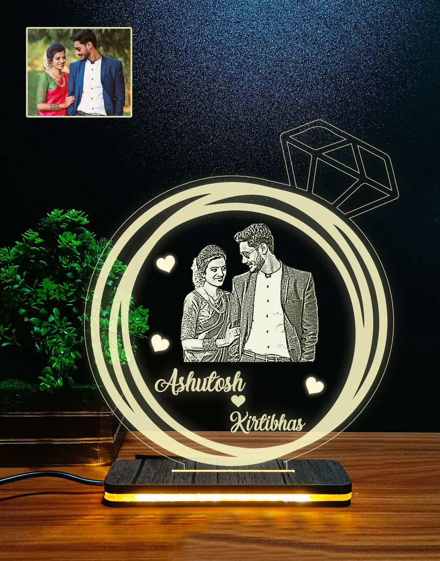 Personalized 3D Illusion Lamp Design 002