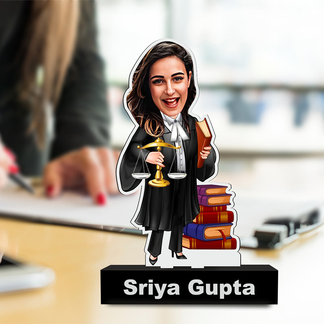 Lawyer Caricature Female